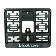 Рамка номера с логотипом Vulcan на мотоцикл скутер мопед квадроцикл для мотоциклиста, белая FRM