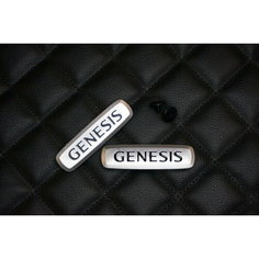 Логотип (шильдик) на автомобильные коврики с маркой автомобиля Genesis / Дженезис PRO Kovrik