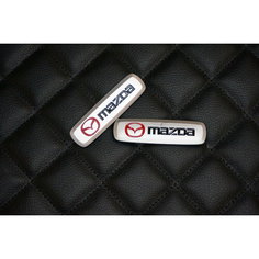 Логотип (шильдик) на автомобильный коврик с маркой автомобиля Mazda / Мазда PRO Kovrik