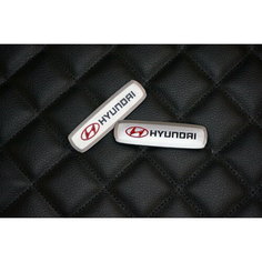 Логотип (шильдик) на автомобильный коврик с маркой автомобиля Hyundai / Хюндай PRO Kovrik