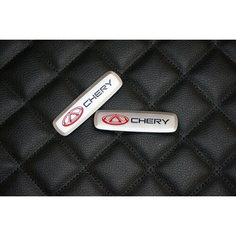 Логотип (шильдик) на автомобильный коврик с маркой автомобиля Chery / Чери PRO Kovrik