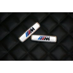 Логотип (шильдик)для автомобильных ковриков с маркой автомобиля BMW M Performance / БМВ М Перфоманс PRO Kovrik