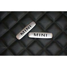 Логотип (шильдик) на автомобильный коврик с маркой автомобиля MINI / Мини PRO Kovrik