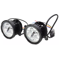 Светодиодная фара автомобильная Aurora ALO-E-R4T3-P-RGB 4" 40W 3200Lm 9-36V противотуманка Дальний свет (комплект 2 шт.)