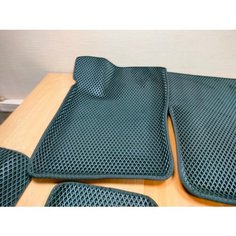3D Eva коврики на Daewoo Nexia эва коврики с бортами ДЭУ нексия черные 1994-2016г Carply