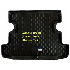 Коврик в багажник для Lada 2131 Niva (1993-2016) (CLT) пластик Нет бренда