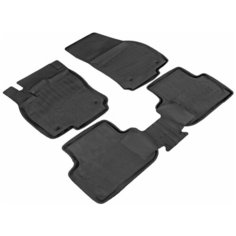 Коврики в салон для Volkswagen Tiguan (16- Н. В.), резина, с перемычкой, 5 шт. Sei Ntex