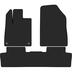 Коврики в салон ЭВА Allmone для GAC GS 3 2 (suv) 2023 - Н. В. задний цельный, черные, 3шт. / Гак ГС 3 2