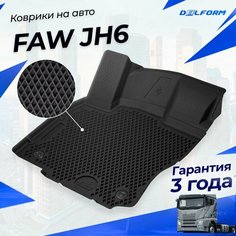 Коврики для автомобиля FAW JH6 ("EVA 3D") в салон с бортиками, эва, eva Delform