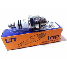Свеча зажигания L7T для бенопилы / бензокосы, триммера / мотобура Huter, Patriot, Echo, Husqvarna, Stihl, Champion и пр. iGP