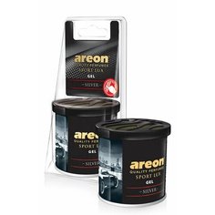 Ароматизатор на панель Areon Gel Can Sport Lux Silver (наполнитель гель)