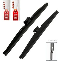 Дворники / Щетки стеклоочистителя зимние Peugeot 308 / Пежо 308 T7 2007/ 2008 / 2009 / 2010 / 2011 / 2012 / 2013 Push Button 19mm 700-650 Lyn Xauto