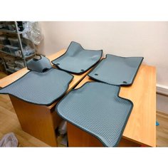 3D Eva коврики с бортами Volkswagen Polo VI 6 2020-2022 / Skoda Rapid II с 2020 Эва коврики Поло 6 / Рапид 2 Carply
