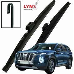 Дворники Hyundai Palisade (1) LX2 Хендай Палисад 2018 2019 2020 2021 2022 Щетки стеклоочистителя зимние LYNXauto к-т 2шт, 650мм-500мм