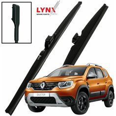 Дворники Renault Duster (2) HM Рено Дастер 2017 2018 2019 2020 2021 2022 Щетки стеклоочистителя зимние LYNXauto 600мм-450мм к-т 2шт.