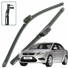 Дворники Ford Focus CB4 Форд Фокус седан рест. 2007 2008 2009 2010 2011 Щетки стеклоочистителя бескаркасные 650-430 2шт. Lyn Xauto