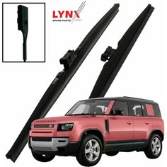 Дворники Land Rover Defender (2) 110 / Ленд Ровер Дефендер 2019 2020 2021 2022 Щетки стеклоочистителя зимние LYNXauto 550мм-550мм к-т 2шт.