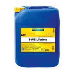 Масло трансмиссионное RAVENOL ATF T-WS Lifetime, 20 л