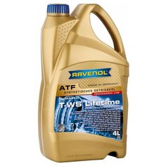 Масло трансмиссионное RAVENOL ATF T-WS Lifetime, 4 л, 1 шт.