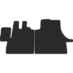 Коврики в салон ЭВА Allmone для Fiat Ducato 2 (244) 2002 - 2012, черные, 2шт. / Фиат Дукато 2