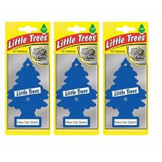 Ароматизатор елка ёлочка "Новая машина " (New car scent) Little Trees Car-Freshner 3шт