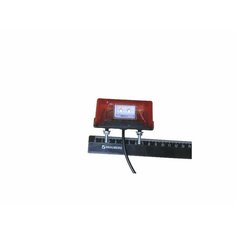 ТехАвтоСвет Подсветка номера КАМАЗ, МАЗ, еврофуры, прицепы (ПН 3-12-24 LED) красная светод