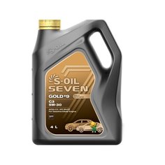 Синтетическое моторное масло S-OIL SEVEN GOLD#9 C3 5W-30, 4 л, 1 шт.