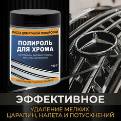 Полировочная паста полироль для хрома Podkraska