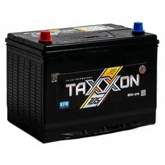 Аккумулятор автомобильный Taxxon EFB Asia 105 А/ч 850 А прям. пол. 115D31R Азия авто (306x173x225) 771105 с бортиком