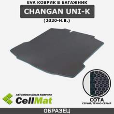 ЭВА ЕВА EVA коврик CellMat в багажник Сhangan Uni-K, Чанган Юни-К, Чанган Уни-К, 2020-н. в.