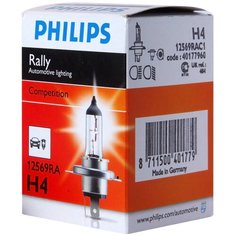 Лампа автомобильная галогенная Philips 12569RA H4 12V 100/90W P43t 1 шт.