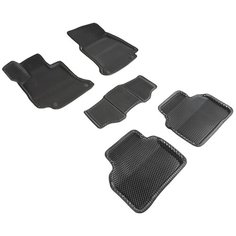 Коврики EVA 3D ромб Seintex для Mercedes-Benz E-Class W213 2016-н. в. (черные, 95317)