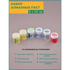 Набор из 6-ти алмазных паст Skata