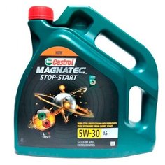 Полусинтетическое моторное масло Castrol Magnatec Stop-Start A5 5W-30, 4 л, 1 шт.