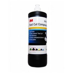Полировальная паста абразивная, 3M, 09374, Fast Cut, белый колпачок, 1 л