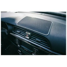 Коврик противоскользящий 27.5x17 см, соты, черный Сима лэнд