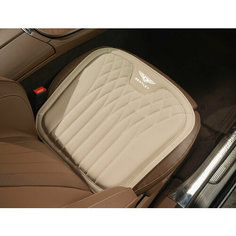 Подушка ортопедическая на сиденье Bentley белая Нет бренда