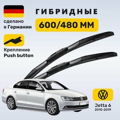 Дворники Джетта 6, щетки Volkswagen Jetta 6 (2010-2019) Zekkert