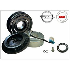 Муфта компрессора кондиционера с оригинальным японским подшипником NSK Opel Astra, Zafira, Astra Нет бренда