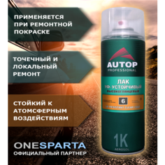 AUTOP PROFESSIONAL лак-аэрозоль глянцевый №6 (аэрозоль 650мл)