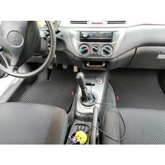 Автомобильные коврики EVA для Mitsubishi Lancer IX, 2000-2010, черный SPC