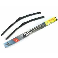 Щетка стеклоочистителя Bosch бескаркасная, комплект 2 шт, EURO 650 + 430 mm