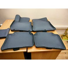 3D Eva ковры с бортами на автомобиль Kia Cerato 3 2013-2020 Эва коврики на Киа Серато 3 Церато Carply