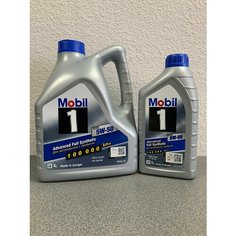 Синтетическое моторное масло MOBIL 1 FS X1 5W-50, 4 л+1 л, 1 шт.