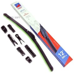 "Щетка Стеклоочистителя Бескаркасная Double Force 300 Мм (12") ***" DOUBLE FORCE арт. DFF12