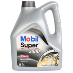 Моторное масло полусинтетическое Mobil Super 2000 X1 10W 40 4л MOBIL 152568 1436733077 20151030104 2 TCIOGL MOBIL 152568