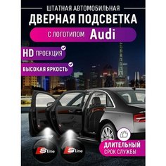 Штатная подсветка дверей Audi S-Line (2шт) Shadowlight