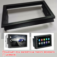 Переходная рамка 2DIN для автомагнитолы Газель 3202 Нет бренда