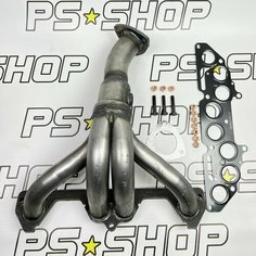 Выпускной коллектор паук 4-1 (вставка замены катализатора) для автомобилей ВАЗ, LADA Приора, Калина, Гранта, 2110, 2111, 2112, 2114, 2170, 2172 1.6l 8V под 1 датчик кислорода, Евро-2 (комплект с прокладками, гайками, болтами,) ТЗСК
