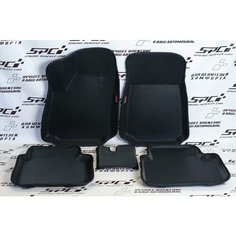 Новинка! Коврики Ева с Пресс Бортами на LADA (ВАЗ) NIVA 2121 (4X4) 3ДВ, ПРЕМИУМ_3D, черный SPC